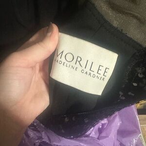 Morilee Black Sequin Dress